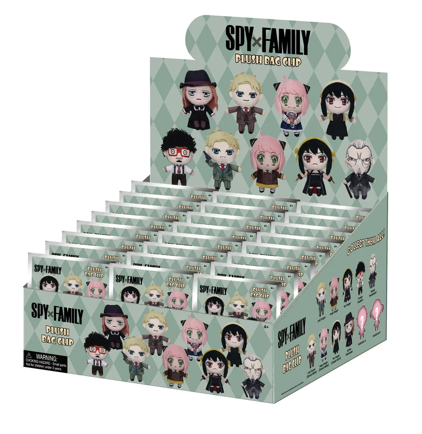 SPY X FAMILY - Plush Blind Bag Clip - 1 Unidade Aleatória